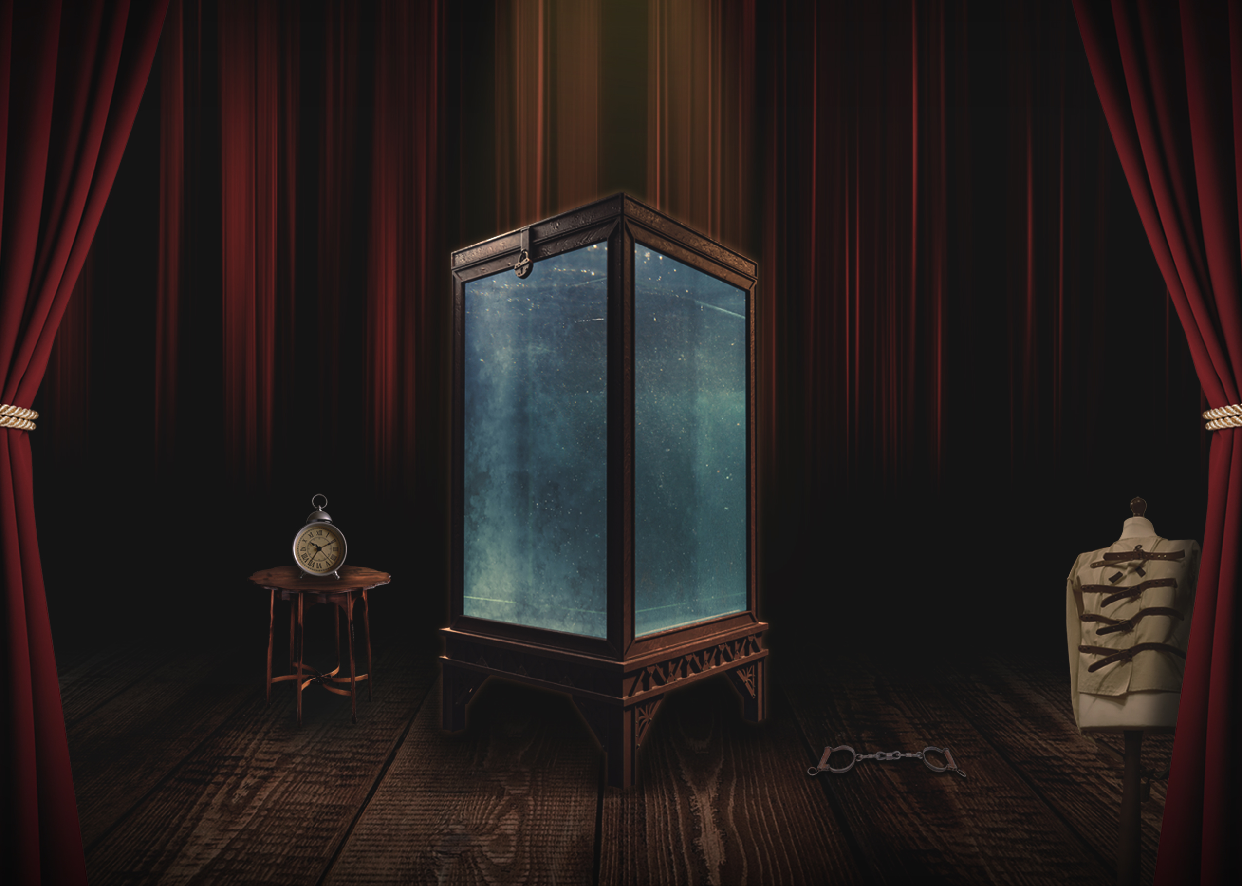 Houdini's Last Secret - Escape Room Logo No Text