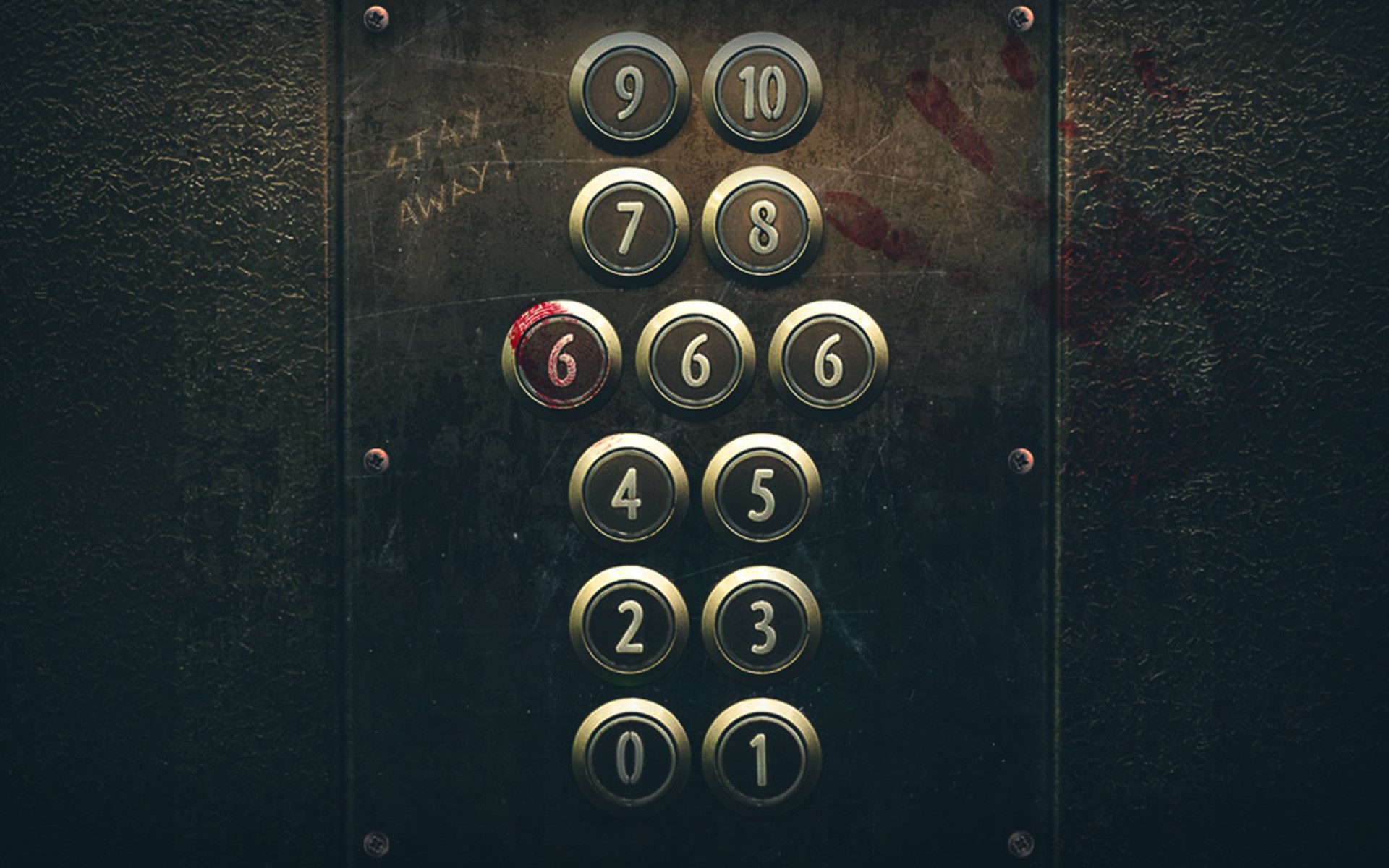 Haunted Hotel Elevator Image
